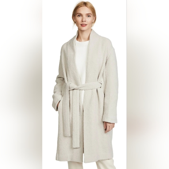 Vince Belted Wool Blend Coat - Picture 3 of 9